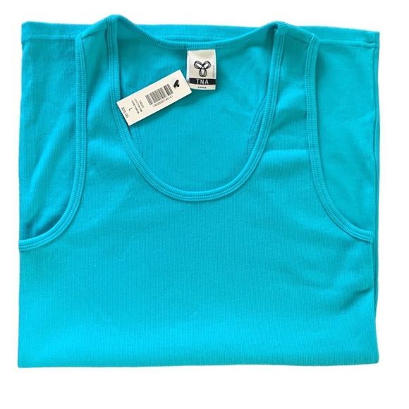 TNA Cotton Ribbed Racer Back Tank - Picture 5 of 6